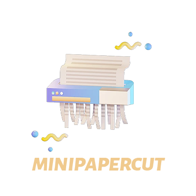 www.minipapercut.com Small design paper shredder, shredding paper easily!